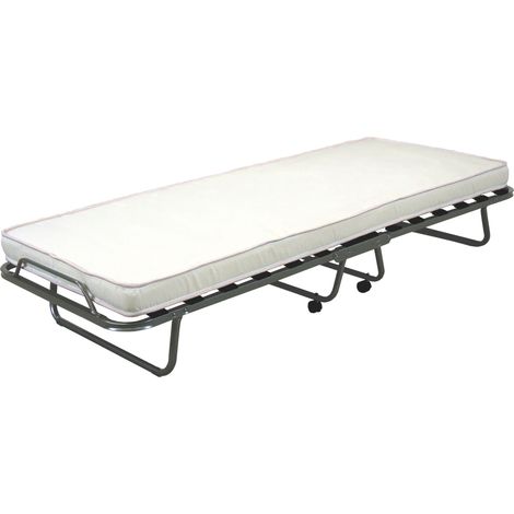 Letto Pieghevole con Materasso Cm 80 x 200 Colore Nero (1/2)
