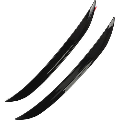 Jantes Protection Moulure Passage de Roue Noir Brillant Bandeau Garde-Boue Trim Universel 33,5cm Compatible Voitures (1/5)