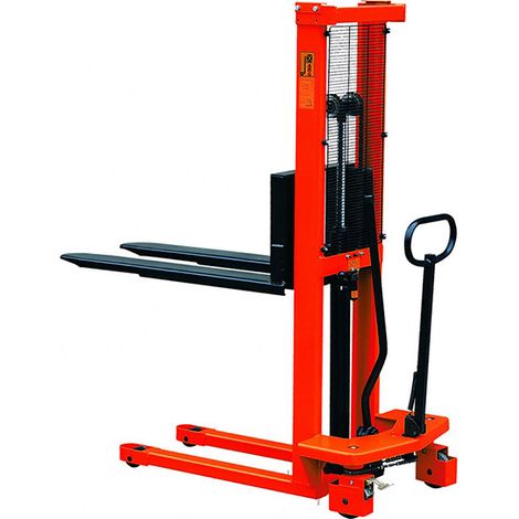 Impilatore idraulico a sollevamento rapido - Carico 1000 kg - Sollevamento da 90 a 2750 mm - KS1027