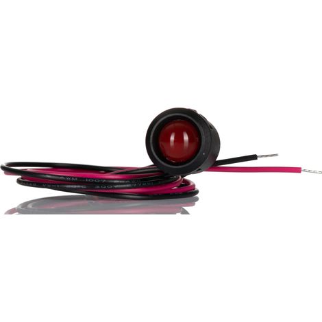 Voyant LED clignotante Rouge RS PRO, dia. 14mm, 12V c.c. ( Prix pour 1 )