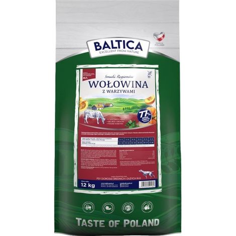 BALTICA SAVEURS DES RÉGIONS Bœuf aux légumes M/L 12 kg (1/2)