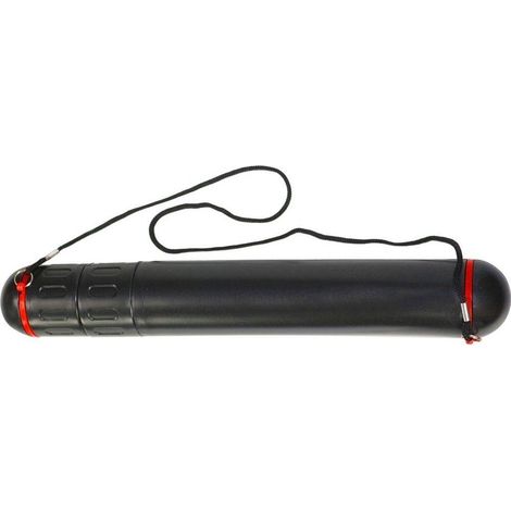 Schwarzes Kunststoffrohr, 40 cm