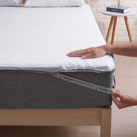 Protège Matelas Imperméable 120 x 200 cm Housse Protection Lit Adulte et Enfant Alèse Respirante 120x200, Anti-Acarien, Hypo-Allergénique (1/5)
