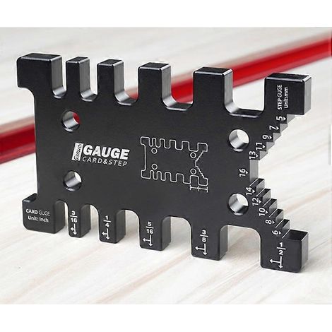 Gabarit en alliage d'aluminium de haute précision, tenon pour le travail du bois (1/4)