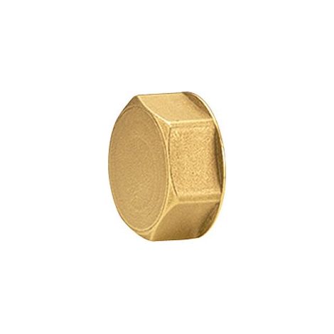R594 Tappo terminale 24/19 (B.16) per collettori, in ottone, filettato femmina, con guarnizione di tenuta. R594Y002