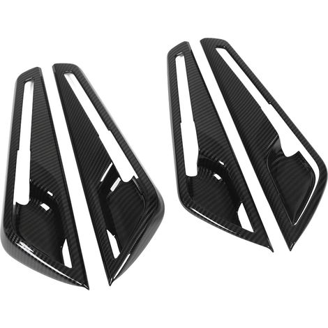 Lot de 4 caches de poignées de porte intérieures de voiture, style fibre de carbone, autocollants de remplacement pour Kia Niro EV SG2 (2021 et versions ultérieures). (1/5)