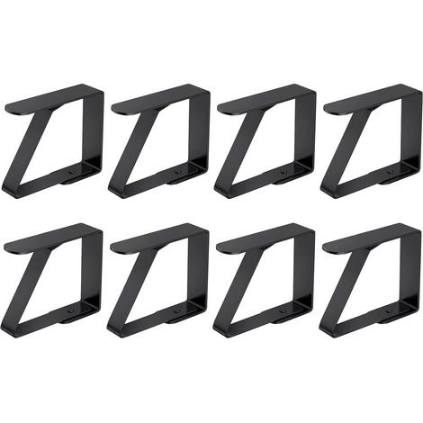 Lot de 8 pinces à nappe en acier inoxydable pour jardin (1/5)