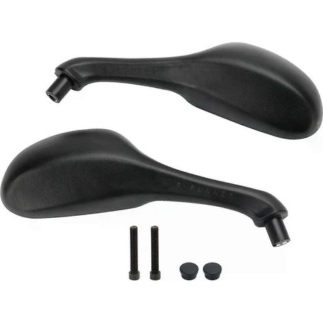 Artudatech SCHWARZES PAAR RÜCKSPIEGEL FÜR GILERA RUNNER 50 125 180 200 FXR SP VXRJXLGV (1/5)