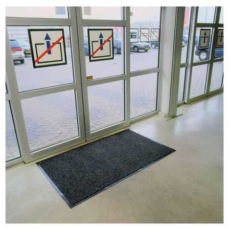Tapis intérieur Notrax ligné Héritage 60 x 90 cm anthracite (1/5)