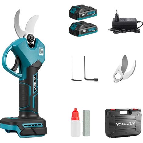 Sécateur Électrique, Moteur Sans Balais, Design Ergonomique, Ensemble de 2 piles (1/2)