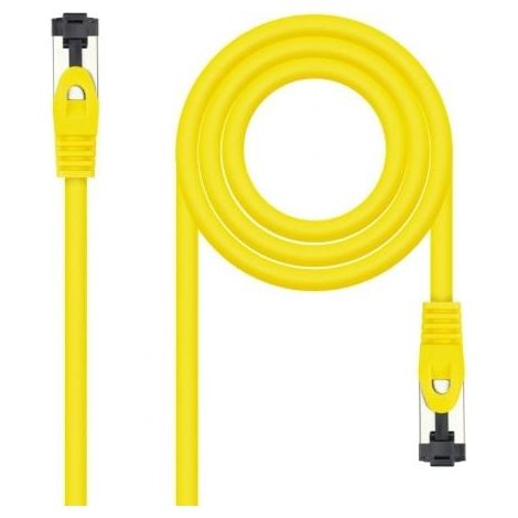 Cable de Red RJ45 SSTP Nanocable 10.20.2000-L25-Y Cat.8.1/ 25cm/ Amarillo