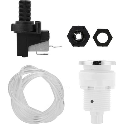 Cubo de basura para bañera, interruptor de presión de aire autoblocante, manguera de aire, microinterruptor