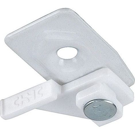 Soporte Techo Con Estribo Para Riel P950 Blanco
