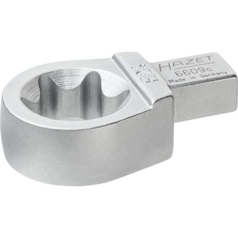 Clé polygonale TX encastrée 6609C-E24 Carré encastré 9 x 12 mm Profil TX externe E24 HAZET (1/2)