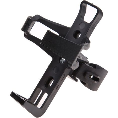 Support-gourde rotatif 360° en plastique pour vélo, poussette enfant et chariot, porte-bouteille réglable (1/5)