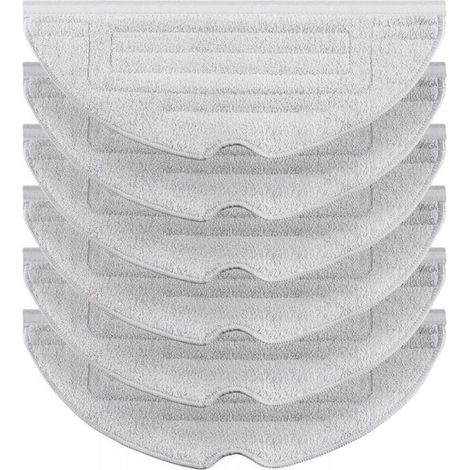 6pcs Serpillière pour Roborock S7 Pro Ultra S7 MaxV Ultra S7 Plus S7 Max Pièces de Rechange Accessoires pour Roborock S7 T7s T7s Plus Robot Aspirateur (1/5)