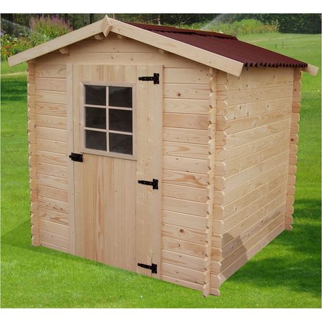 Casetta foresta mod. vaduz in legno massello 28 mm. 200x200 senza pavimento - Foresta (1/4)