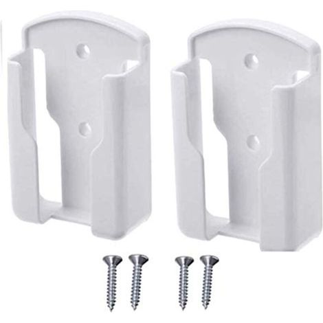 Set of 2 wall mounts for remote controls of television and air conditioner