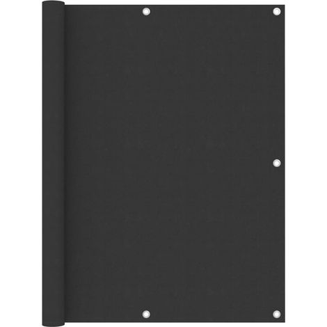 Écran de balcon brise pare vue protection confidentialité 120 x 600 cm tissu oxford anthracite