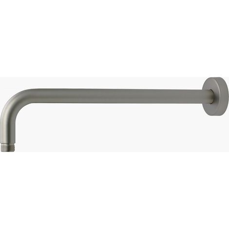 Brazo de ducha de 300 mm en color aspecto acero Paffoni ZSOF035ST  Steel Looking