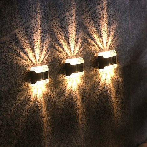 Solar Light - Up And Down Lighting - IP65 Waterproof - For Fence Wall Garden - 1 Piece (1/5)
