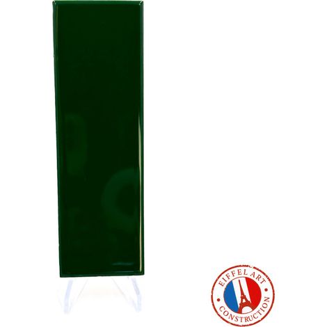 Aelle - Carrelage sol / mur briquette rectangulaire uni vert émeraude brillant 5X15 cm FÄRGBLOCK LUCIDO SMERALDO FGB107L - Vendu par boîte de 0,60 m² (1/5)