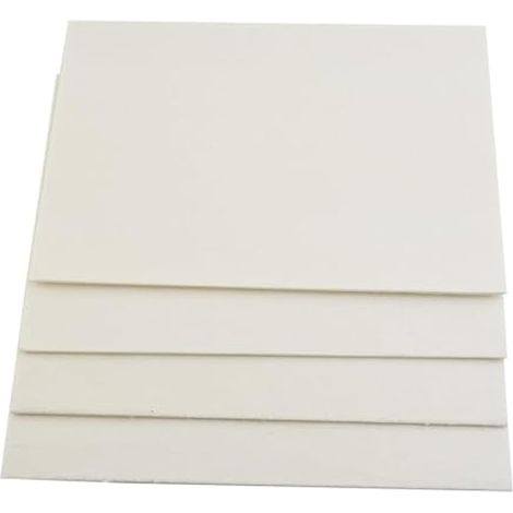 Feuilles de couverture d'isolation en fibre céramique A4, Joint d'isolation haute température, Papier de joint céramique A4 résistant à la chaleur pour tuyaux de conduit, portes de nettoyage (1/5)