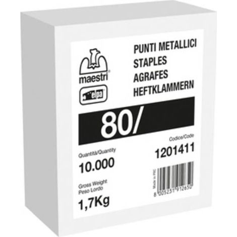 MAESTRI PUNTI SPILLATRICE  80/16 10000 PZ GALVA