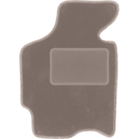 Alfombrilla de terciopelo para el conductor para: Mazda MX-6 I coupé (1988-1992) beige