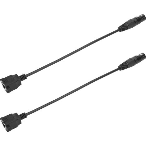Adaptateur XLR Femelle RJ45 3 Broches, Conversion Audio Vidéo Câble Professionnel (1/5)