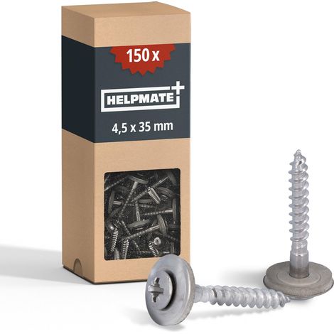 Vis de Ferblanterie, PZ2, 4.5x35mm, Inox A2, 150 pièces (1/5)