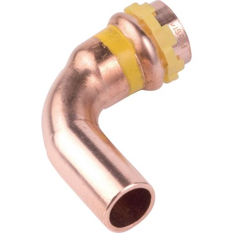 coude 90 degrés - sudopress gaz - mâle / femelle - diamètre 18 mm - comap 5001vg18 (1/2)