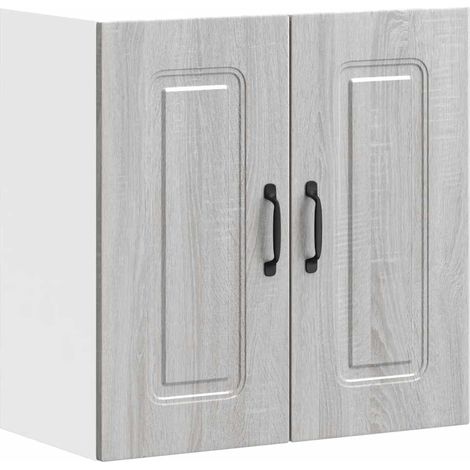 Meubles de Rangement，Armoire murale de cuisine Kalmar sonoma gris bois d'ingénierie CFW450539 (1/5)