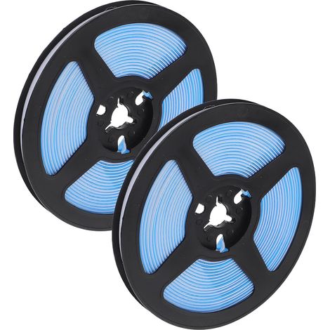 2 Rouleaux Ruban D'étanchéité Auto-adhésif Blanc en Pvc (1/5)