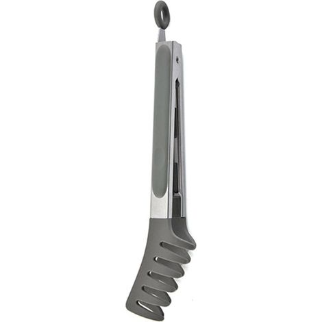 Pince à Spaghetti, Pince en Caoutchouc et Silicone, 30,5 cm, poignée antidérapante, Pince à Spaghetti pour Salade, Barbecue, pâtes, Spaghetti, Nouilles (1/5)