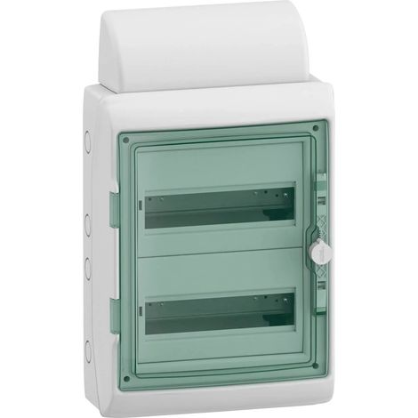 [GEBRAUCHT] B-Ware Schneider Electric Feuchtraumverteiler Sicherungskasten Mureva Hellgrau Aufputz