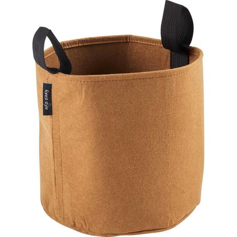 Sac plantation feutre géotextile ø 25 cm 12,3 L marron - Bag 4 Plant