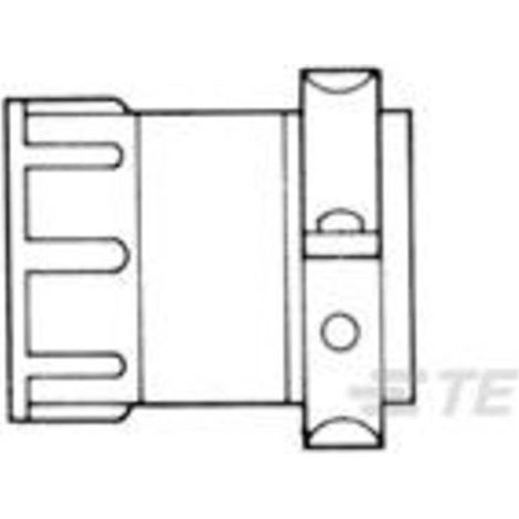 Circular Plastic Connectors 1-206322-1 TE Connectivity Contenu: 1 pc(s) Y064202