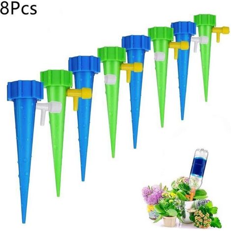 8-piece drip irrigation kit, automatic watering system for indoor and outdoor plants, garden and home.