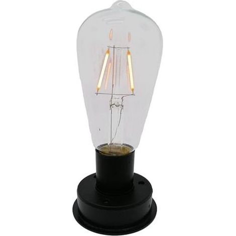 1 Stück Solar-LED-Wolfram-Glühbirne, 2800 K, Sensoren, Licht, automatische Zaun-Nachtlichter für den Garten (7 cm)