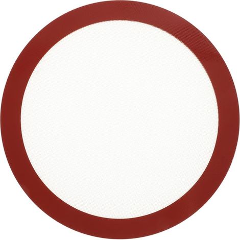 MAGICLULU Feuille Cuisson Reutilisable en Silicone Ronde, Tapis de Pâtisserie Résistant la Chaleur Couleur Aléatoire Antiadhésif Four et Préparation de Pizza'-'- (1/5)
