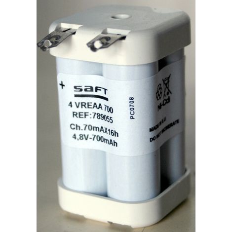 Batterie 4VREAA Flasque Saft (789055)