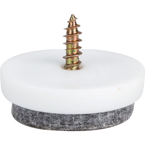 50 clous de fixation pour pieds de meubles, antidérapants et insonorisants, en feutre, pour canapés et chaises, 28 mm (1/5)