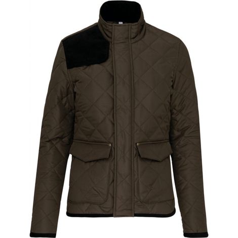 Veste Equitation Kariban matelassée homme Vert / Noir S (1/2)