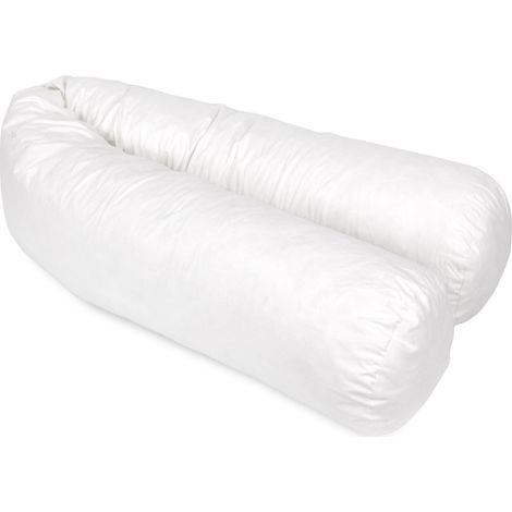 Traversin en plumes de canard 160 cm – Enveloppe 100% coton – Garnissage moelleux – Fabriqué en France – Linnea