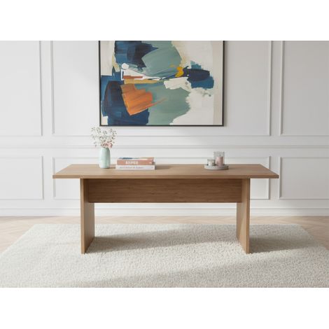 BOBOCHIC - Table à manger 200 cm AGATHE effet chêne (1/5)
