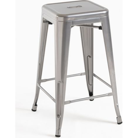Packs Taburetes Bajos - Pack 6 Taburetes Torix Bajos - Gris metalizado (1/5)