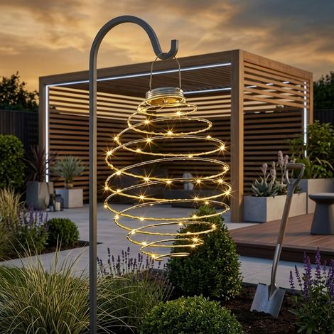 Mega SpiraLight Solar Hanging Garden Light (1/2)