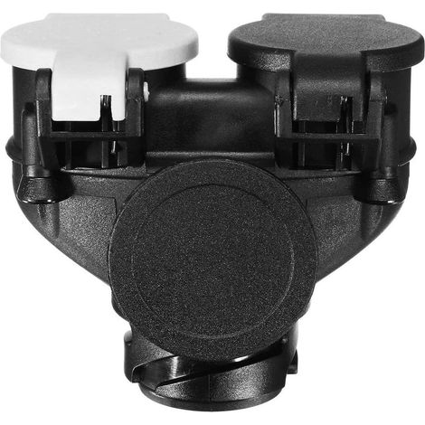 Prise convertisseur de caravane 12 V 13 broches mâle vers 12 N et 12 S 7 broches pour remorque de voiture, camping-car, accessoires de caravane (1/5)