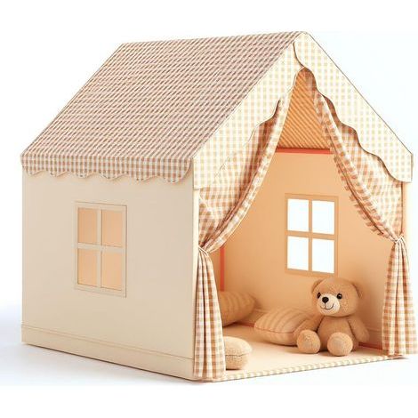 Tente de Jeu Enfants,Tente pour Tout pour l'intérieur l'extérieur - Grande Maison de Jouets pour Les Anniversaires de garçons et de Filles, Château de Princesse Tente pour (1/5)